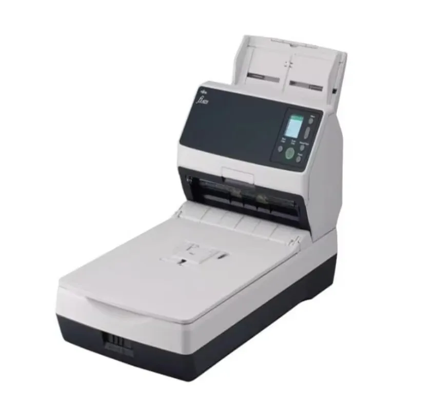 Фото Сканер Fujitsu Fi-8270 с USB-интерфейсом, CIS-сенсором, АПД (автоматической подачей документов), ручной подачей и функцией плоского сканирования, 600 dpi №3