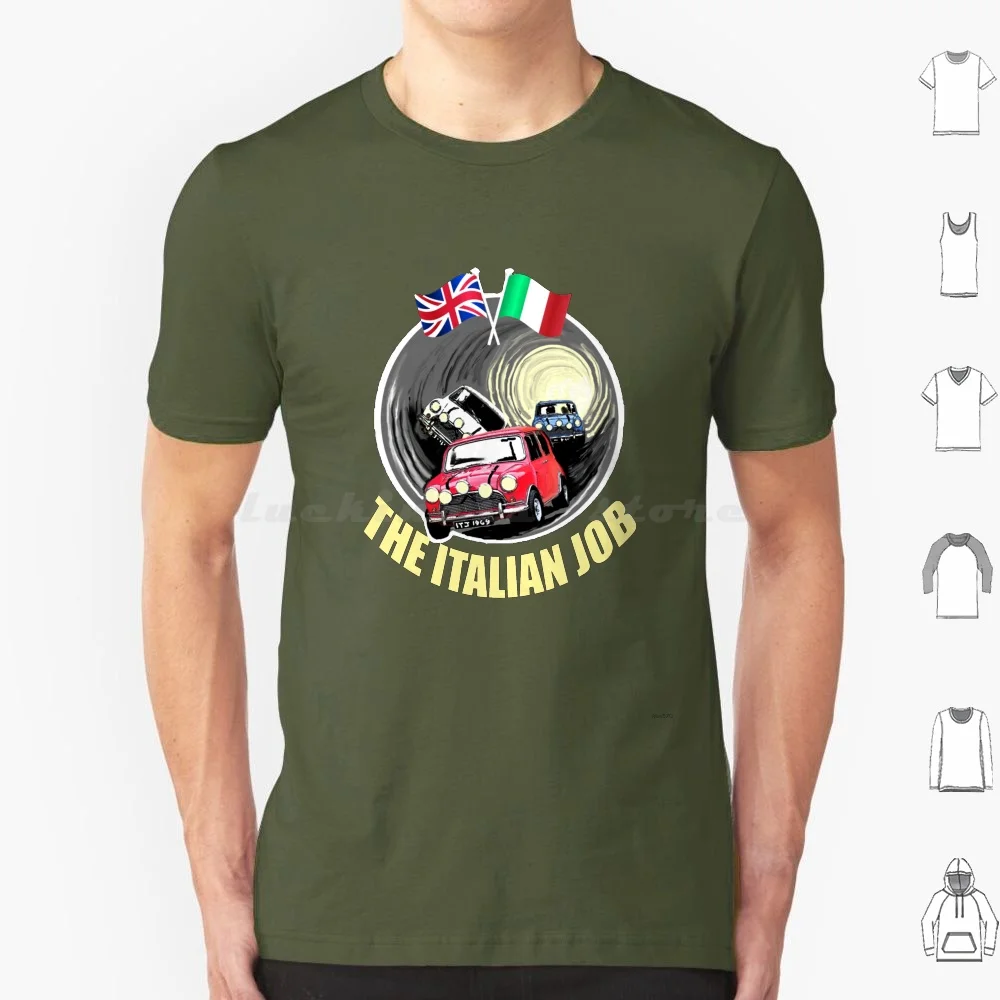 

Футболка The итальянская работа для мужчин женщин мужчин и детей 6xl итальянская работа Майкл Caine Minis Турин 1969