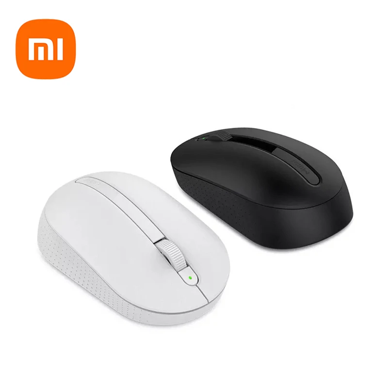 

Xiaomi Wireless Office Mouse silent portable black and white boys and Girls Gift