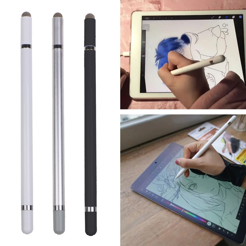

Universal Stylus 3 in 1 Precision Fiber Stylus Touch Screen Pens for All Capacitive Touch Screens Cell Phones Tablets