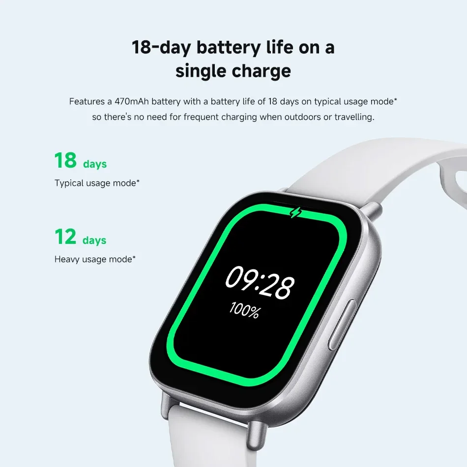 Xiaomi Redmi Watch 5 Активная глобальная версия 2-дюймовый ЖК-дисплей Bluetooth Телефонный