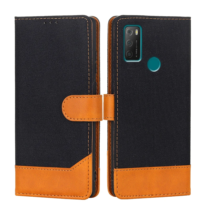 

Plain Wallet Case Cover For Coque TCL 20Y 20 Y Etui Magentic Phone Cases For Estuches De Celular TCL 20E TCL20 E Telefon Kılıfı