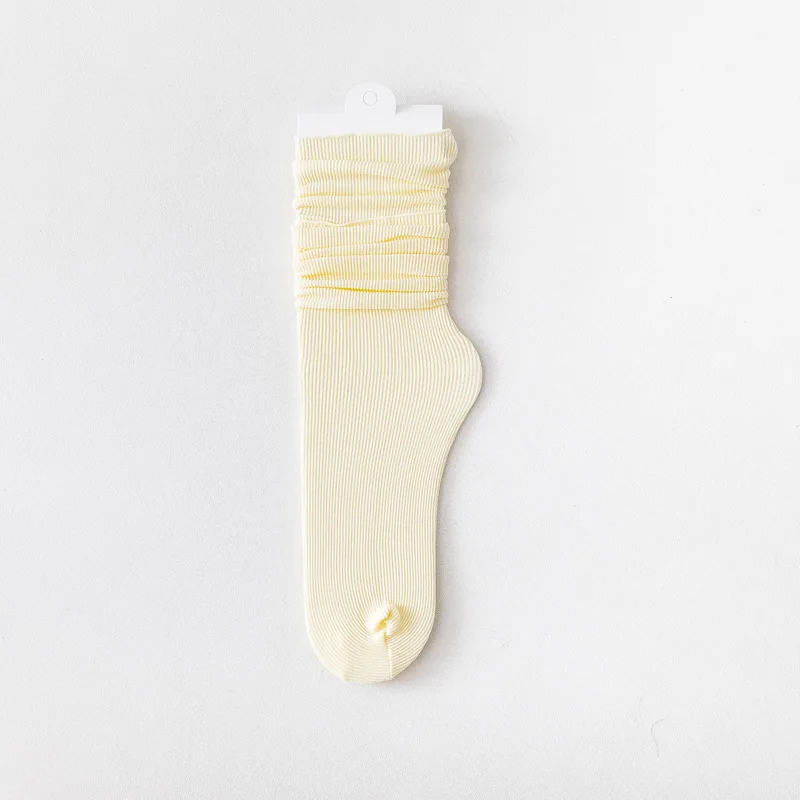 1 Pair Women men Socks Summer Spring New Thin Loose Socks Colorful Lady Long Socks Fashion Girls Students Solid Socks