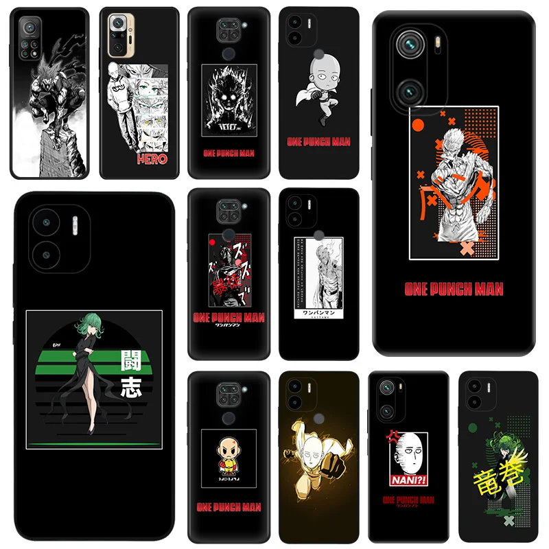 Мягкие телефонные чехлы Genos One Punch Man для Xiaomi Mi 11 Lite 5G NE Ultra 11T 11i 10T 10 Pro Note10 A2 CC9 9T 9 SE 8, матовый чехол