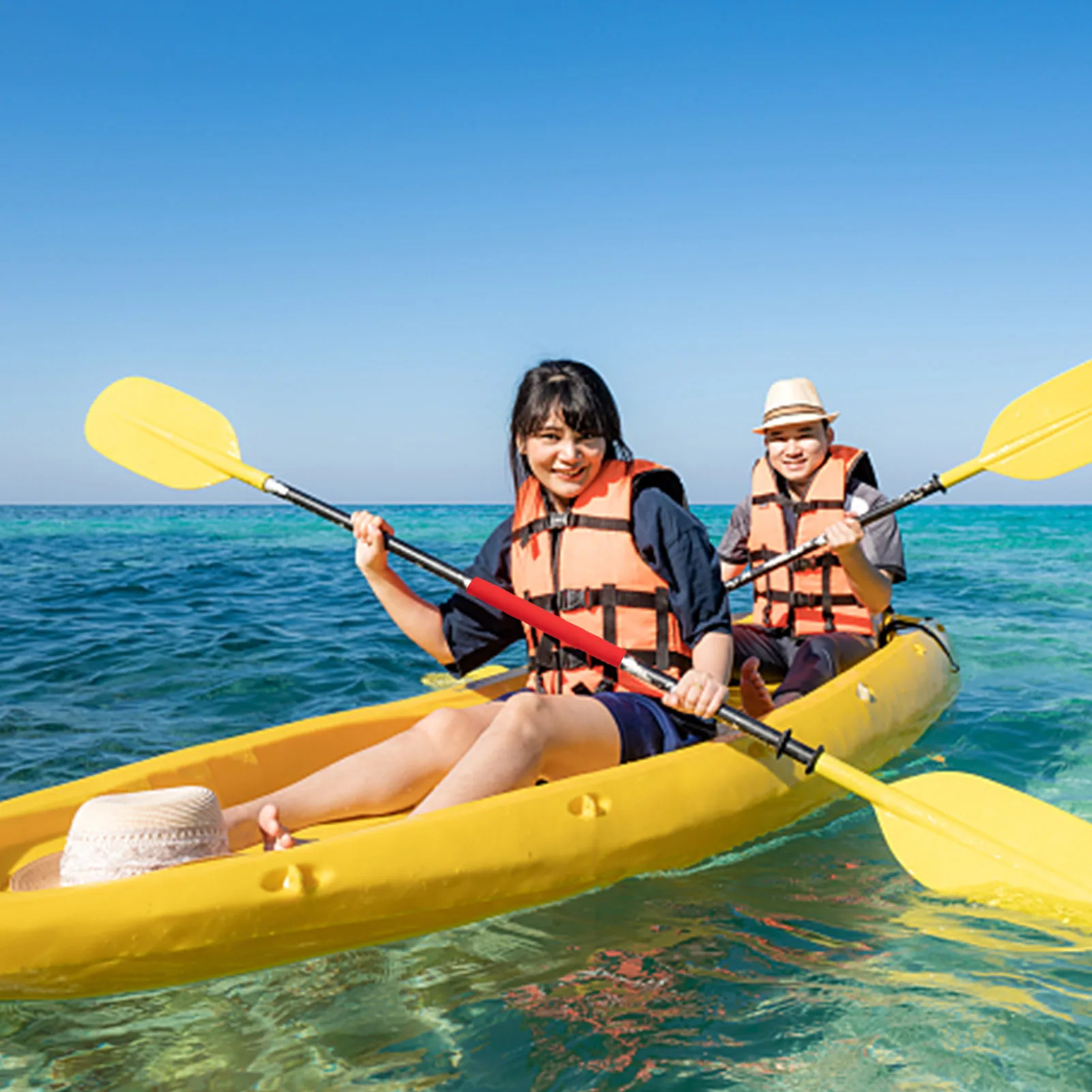 

1 Pair Kayak Non-Slip Grips Durable And Soft Kayak Protective Cover Paddle Shaft Kayaking Accessories With Exquisite Workmanship
