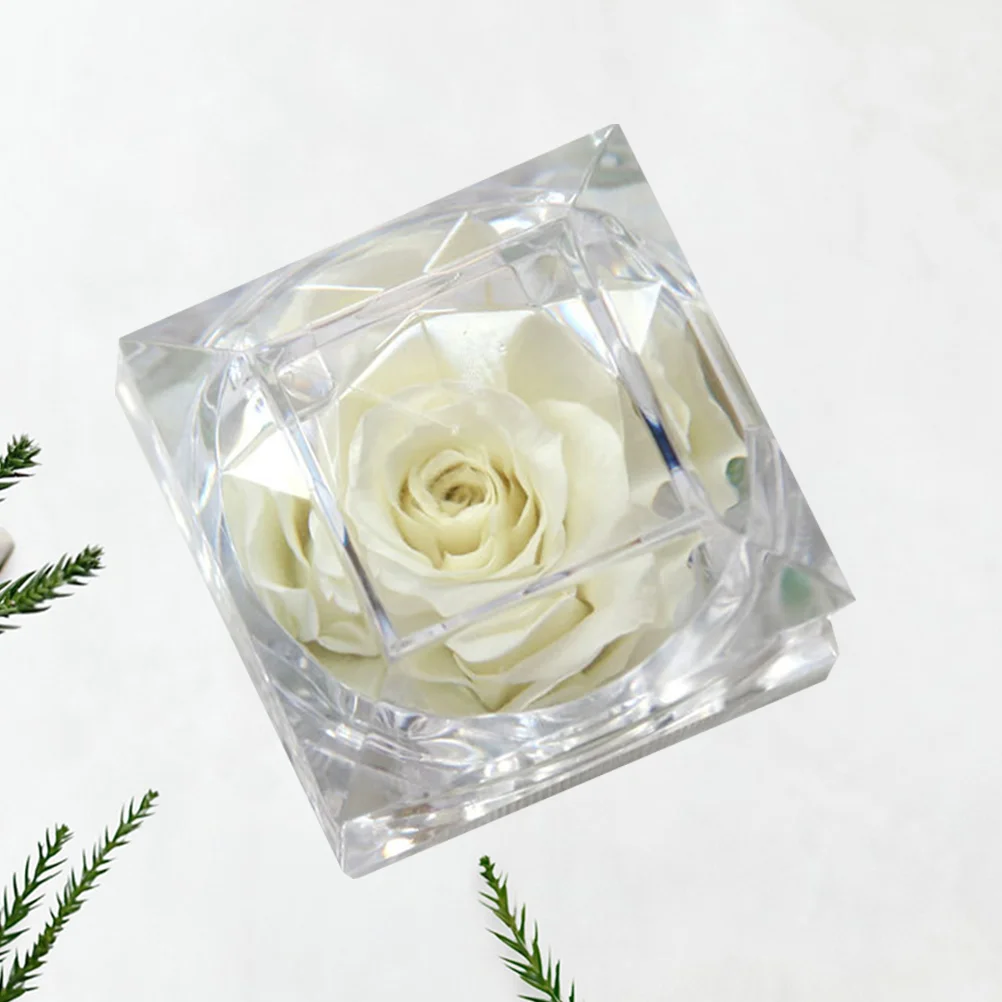 

Rose Box Preserved Gifts Gift Flowers Flower Candy Anniversary A Girlfriend Roses Fresh Withered Never Day Eternity Forever