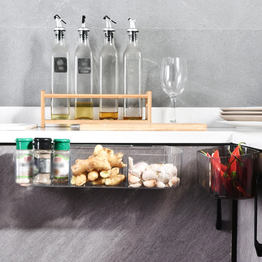 

Kitchen Multifunctional Storage Rack Cabinet Door Seasoning Box Storage Shelf Condiment Jars Organizer Kitchen Storage Tool