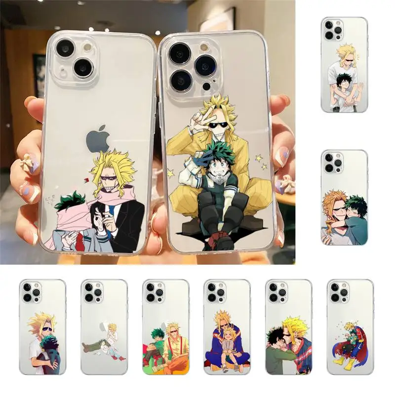 

My Hero Academia All Might Toshinori Yagi Phone Case For Iphone 7 8 Plus X Xr Xs 11 12 13 Se2020 Mini 14 Promax Case