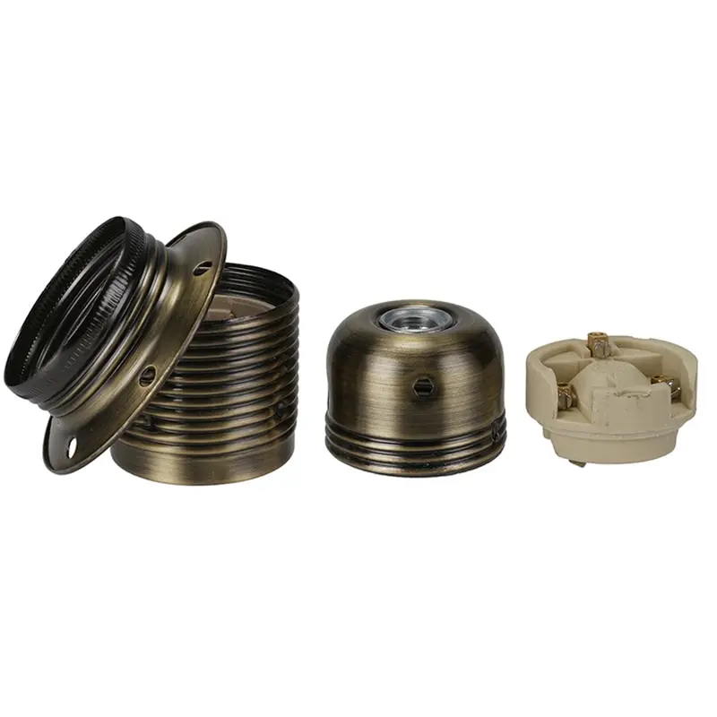 Винтажный патрон E27 держатель для светодиодной лампы E26 в стиле ретро подвесного