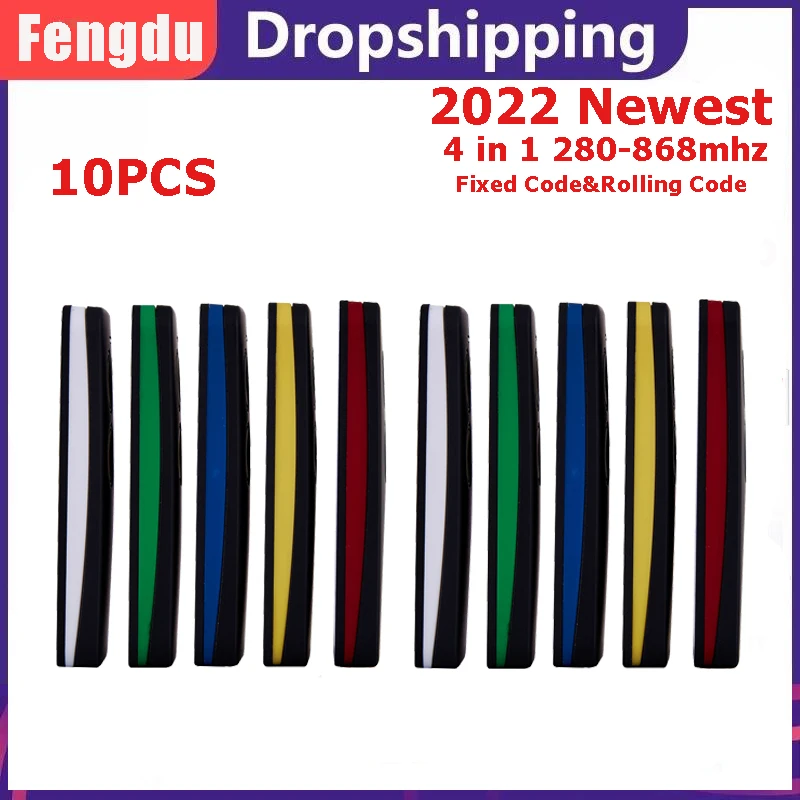 

Управление гаражными дверями, 10 шт., 280-868 МГц, разные частоты, для 433 МГц, 868 МГц, дистанционное управление гаражом, мультибрендовый пульт дист...