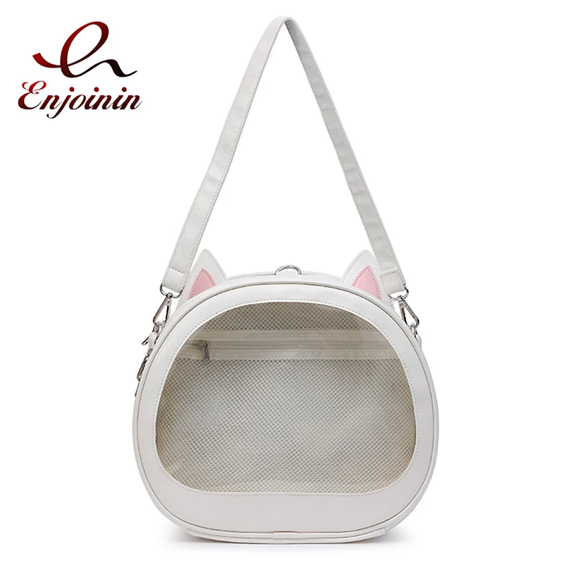 

Рюкзак JK Ita женский, прозрачный, с сумка на плечо из ПВХ в виде кошки