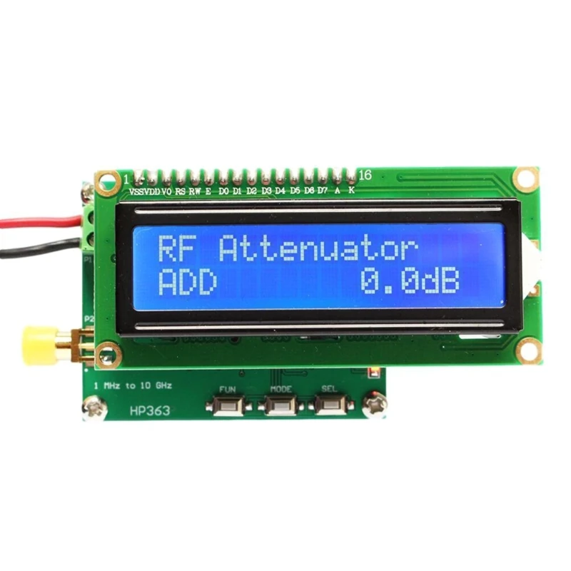 

HP363 RF Power Meter 1MHz~10GHz -50~0dBm Power Attenuation Value Settable Durable Power Testing Module with Display Dropship