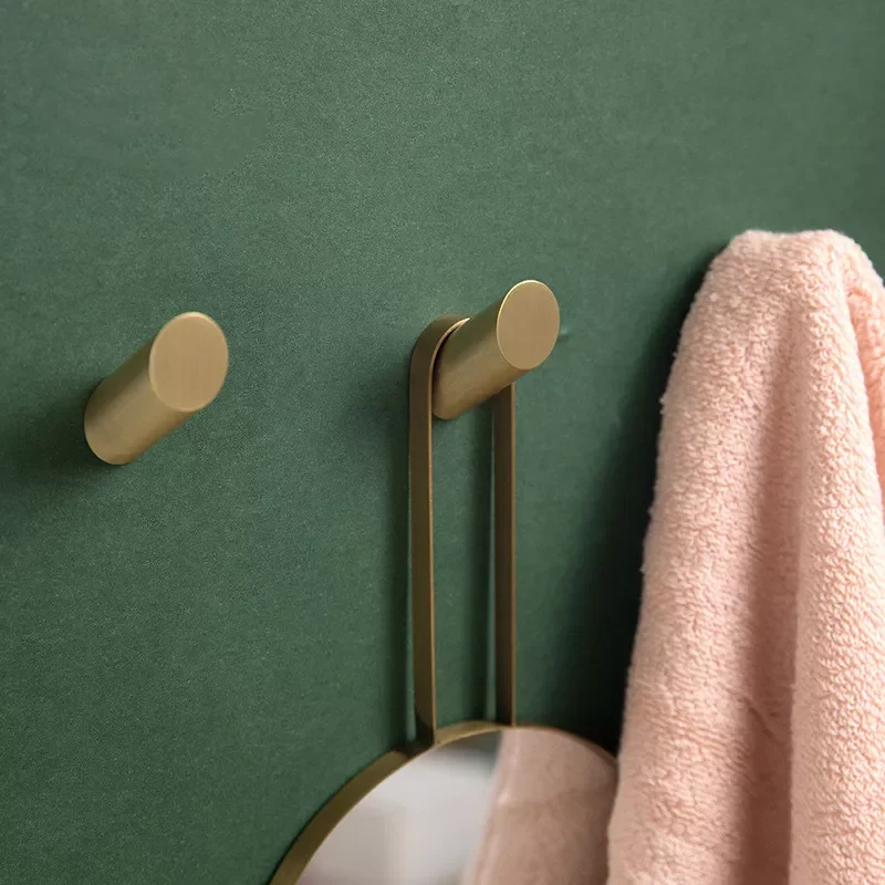 

2023NEW Brass Hook For Wall Bathroom Hook For Hanging Coat Hook Towel Hook Clothes Hook Robe Hook for Keys Furniture Hardware