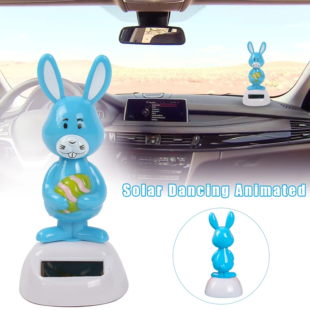 

Car Solar Toys Solar Bobble Head Figurine Dancing Toy Rocking Doll Car Interior Decoration Ornament Cute Car Accessories