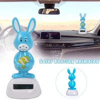 car solar toys solar bobble head figurine dancing toy rocking doll car interior decoration ornament cute car accessories