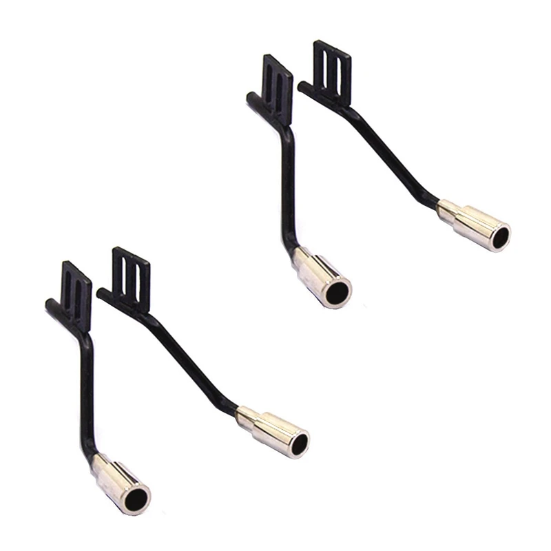 

2 пары, Металлическая Имитация выхлопной трубы, вентиляционное отверстие для Traxxas Trx4 Defender Ford Bronco SCX10, запчасти для радиоуправляемых автомоби...