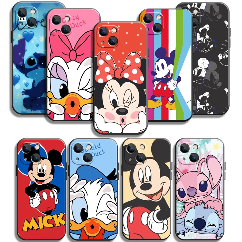 

Disney Mickey Stitch Phone Cases For iPhone 11 12 Pro MAX 6S 7 8 Plus XS MAX 12 13 Mini X XR SE 2020 Back Cover Soft TPU Funda