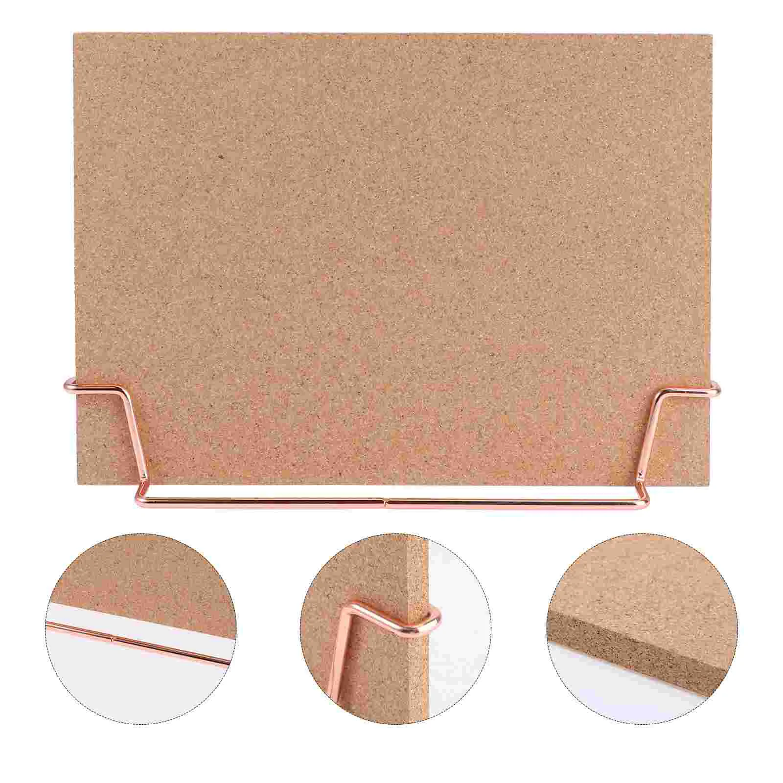 

Tabletop Bulletin Board Cork Bulletin Board Decorative Display Home Photo Board Wood Pin Board Message Note Board Unframed