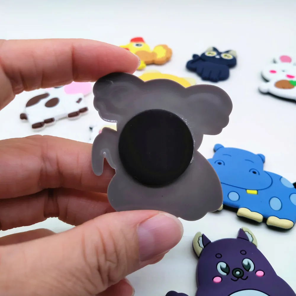 Новые магниты на холодильник из ПВХ для детей игрушки с мультяшными животными