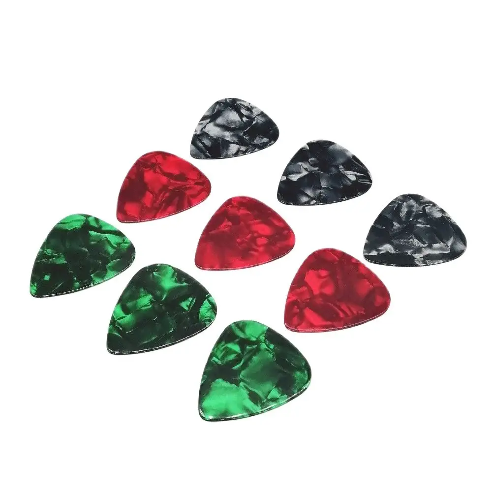 

Бесплатная доставка, высокое качество, 100 шт., смешанные цвета, толщина 0,96 мм, медиаторы для целлулоидной гитары