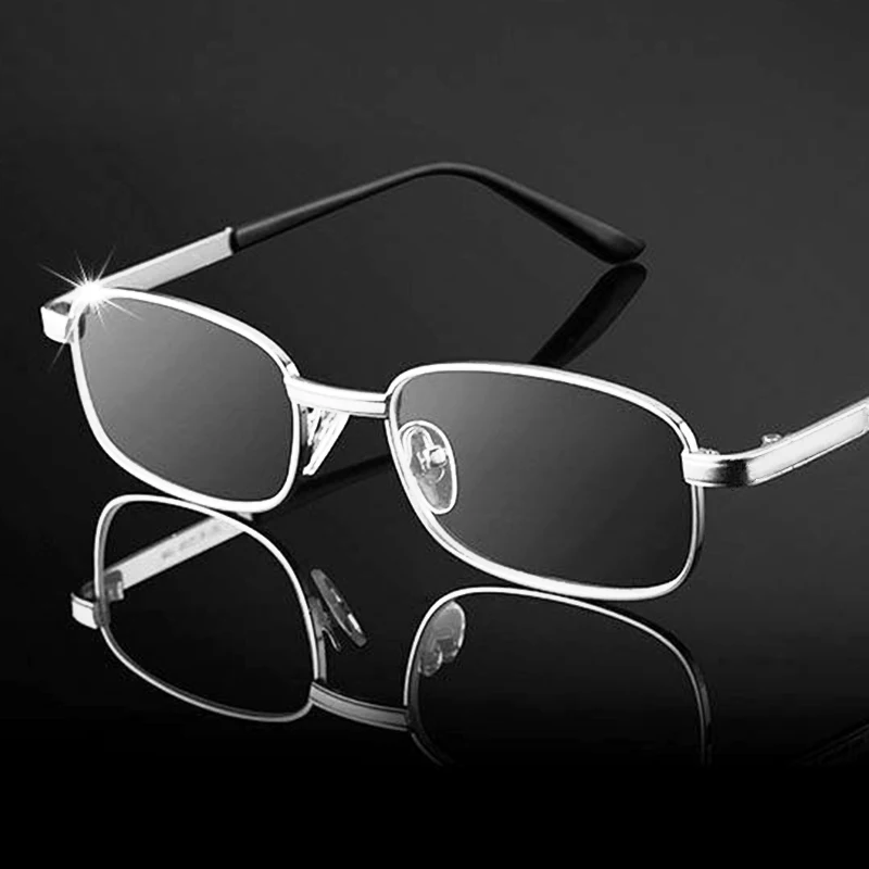 

ZUEE Glass Lens Reading Glasses Men Women Presbyopia Magnifying Clear Crystal Anti-Scratch Lenses Diopter +1.0 1.5 2.0 2.5 3.0