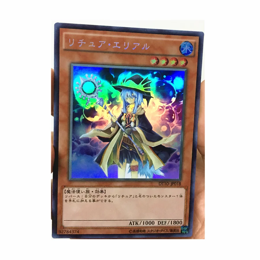 Yu-Gi-Oh-Gishki Ариэль, коллекционные игрушки для хобби, Коллекция игр аниме-открытки
