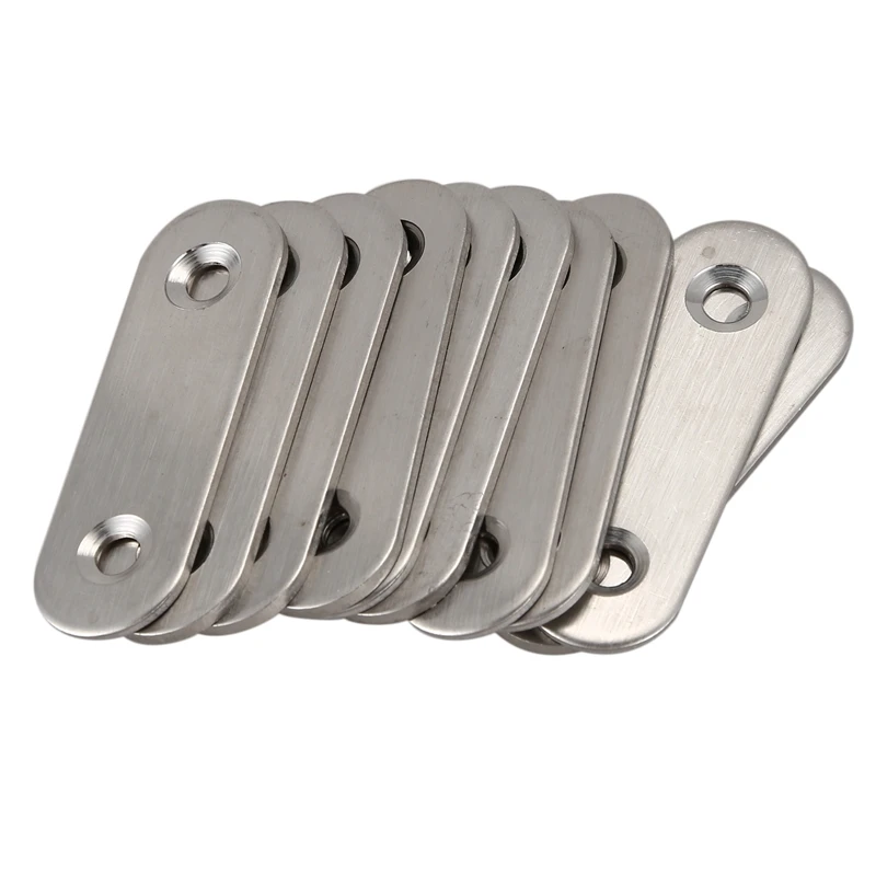 

Прямой ремонтный Соединительный кронштейн для плоской пластины 50 мм x 16 мм 10 шт.