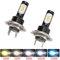 2pcs h7 led headlight kit 80w 12000lm h4 bulbs 880 h1 h11 h8 9005 hb3 9006 hb4 car lamps 6000k 4300k white 11 plug and play