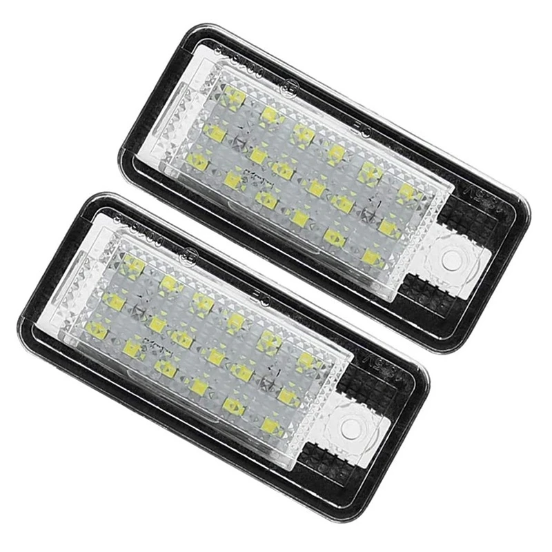 

Car LED License Number Plate Light Lamp White for -Audi A3 S3 8P A4 B6 B7 A5 A6 4F Q7 A8 S8