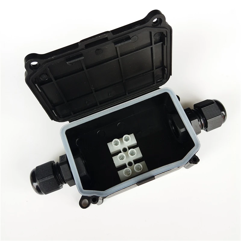 

2/3 Way IP66 Waterproof Cable Connector Junction Box With Terminal T-type Cable Connector Outdoor Lighting Connector nice one