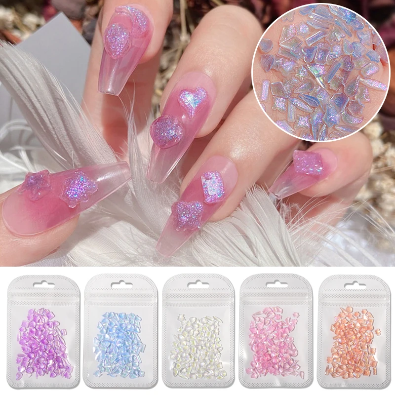 

Nail Shaped Drill Rhinestones Parts Crystal Drop Rhombus Arrow Colorful Flatback Stones 3D Gems Nails Art Decorations DIY Design