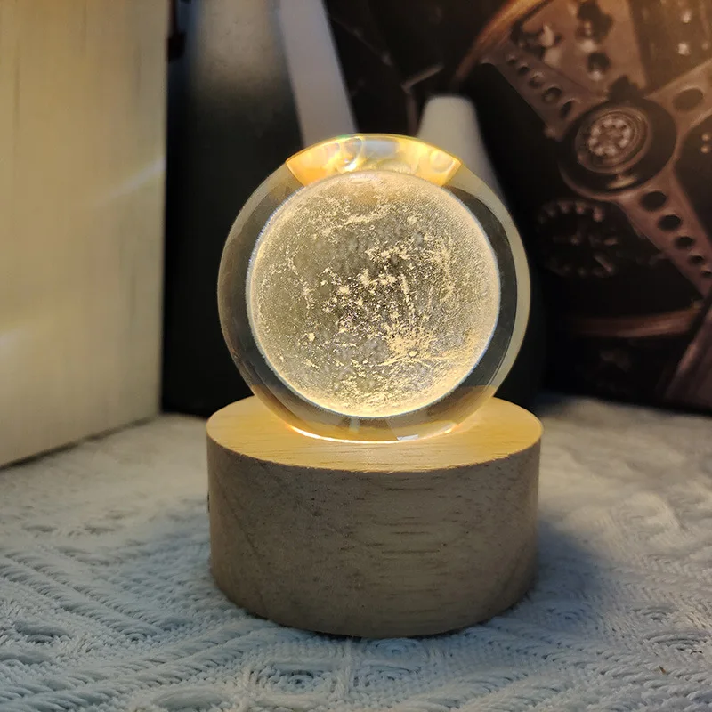 

Crystal Ball Creative Nightlights Planet Starry Light Luminary Table Lamp Home Decoration Accessories for Gift Baby Room Lamp