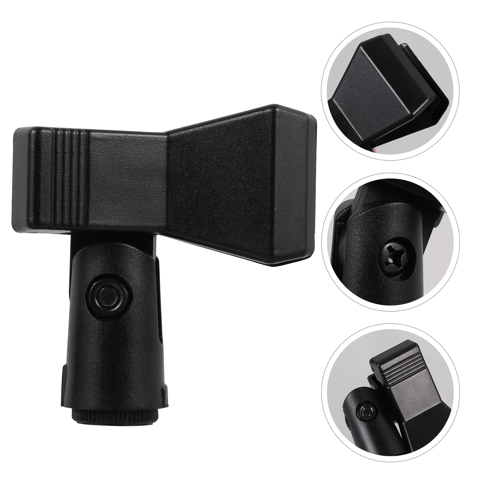 

3PCS Spring-Clip Microphone Clip Universal Microphone Clip Holder with Adapter