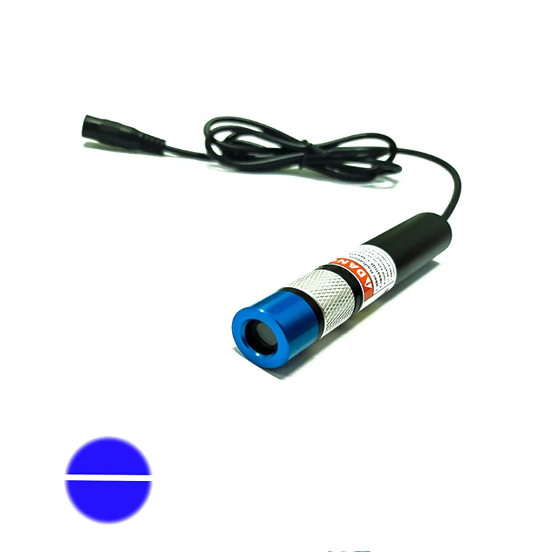 

D18mm 450nm 50mW Blue Line Laser Module Adjustable Focus 3D Imaging Structured Light Laser