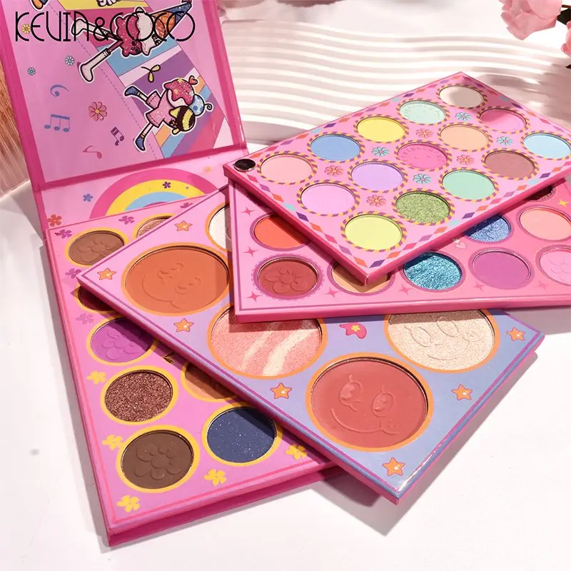 

51-цветная палитра теней для век, вращающаяся четырехслойная новая в INS планшетологическая палитра для контуринга, все в одном