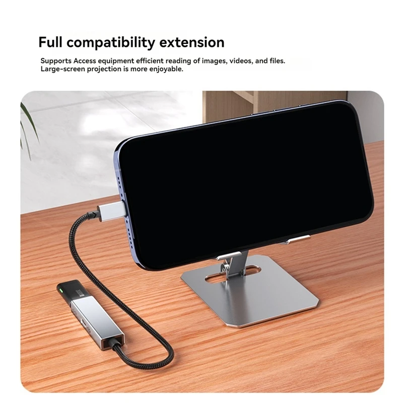 USB 3.2 Type-C HUB 5 Гбит/с 60 Вт PD адаптер OTG для зарядки Высокоскоростной преобразователь