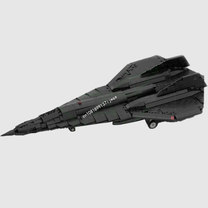 Новинка: супербитва самолета Moc строительные блоки масштаба 1:35: темная звезда