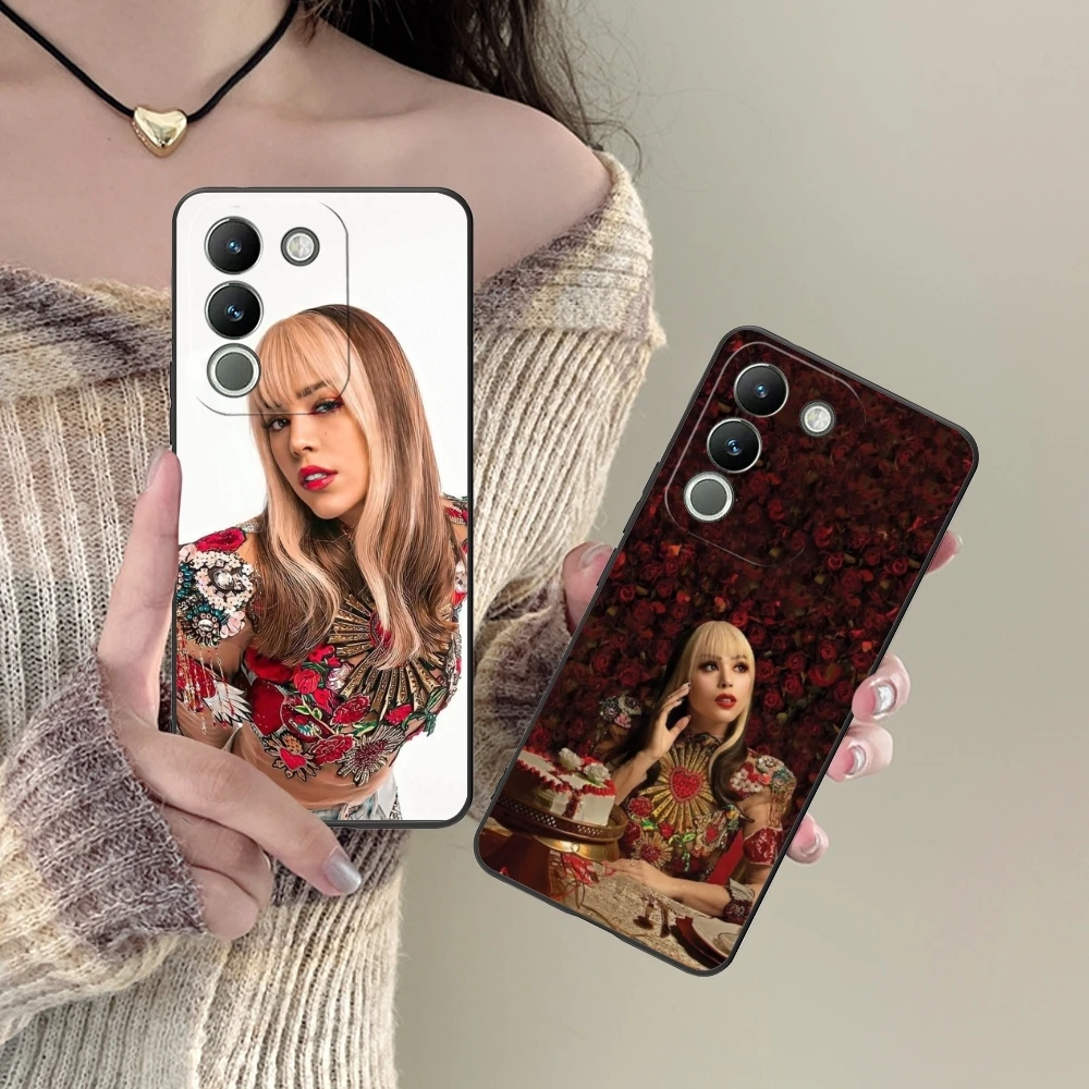 Чехол для телефона с рисунком Danna Paola черный мягкий чехол VIVO Y95 Y93 Y31 Y20 V19 V17 V15 Pro X60 NEX
