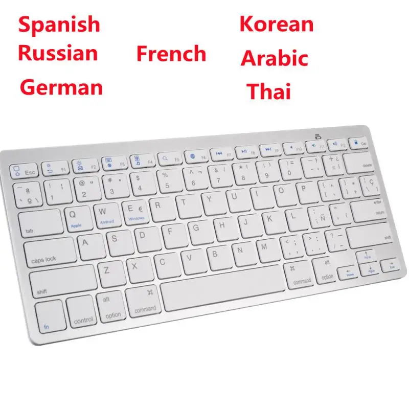 Клавиатура беспроводная с Bluetooth 78 клавиш для ноутбуков и ПК |