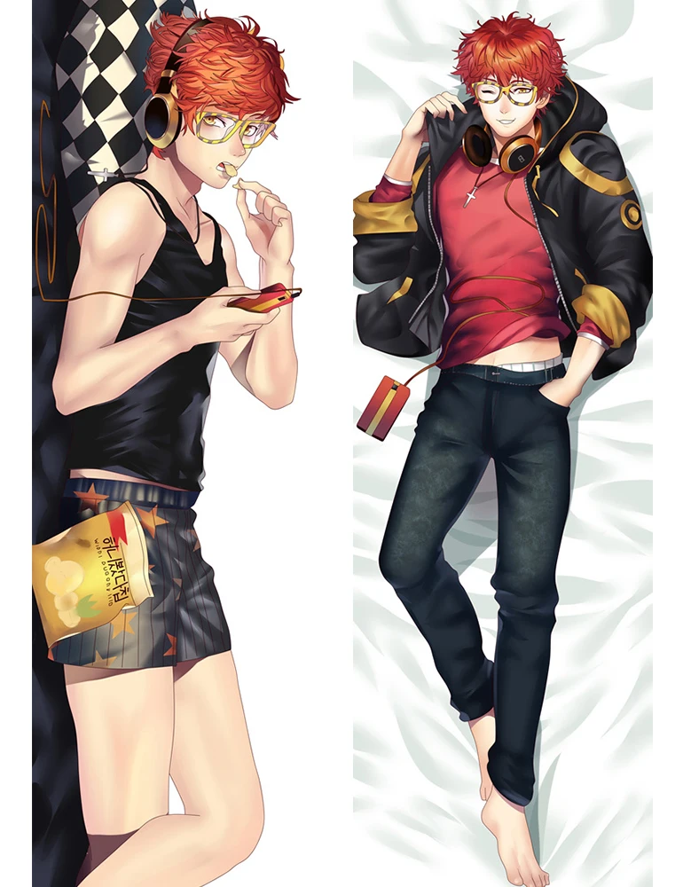 

Полный размер хорошего качества Mystic Messenger накидка Подушка Чехол кровать в стиле аниме Dakimakura Man