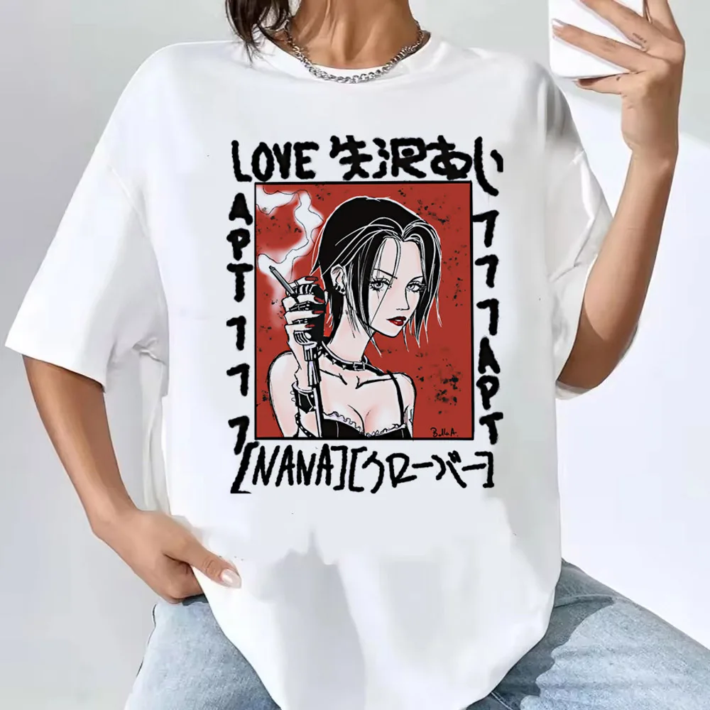 Рубашка Black Stones Nana Osaki женская в стиле хип-хоп аниме корейская одежда винтажная