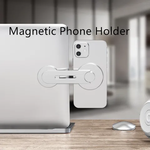 Магнитный держатель телефона для Magsafe iPhone 17, 16, 14, 13, Pro Max, автомобильная подставка для ноутбука, мобильного телефона, непрерывный откидной монитор, боковое крепление