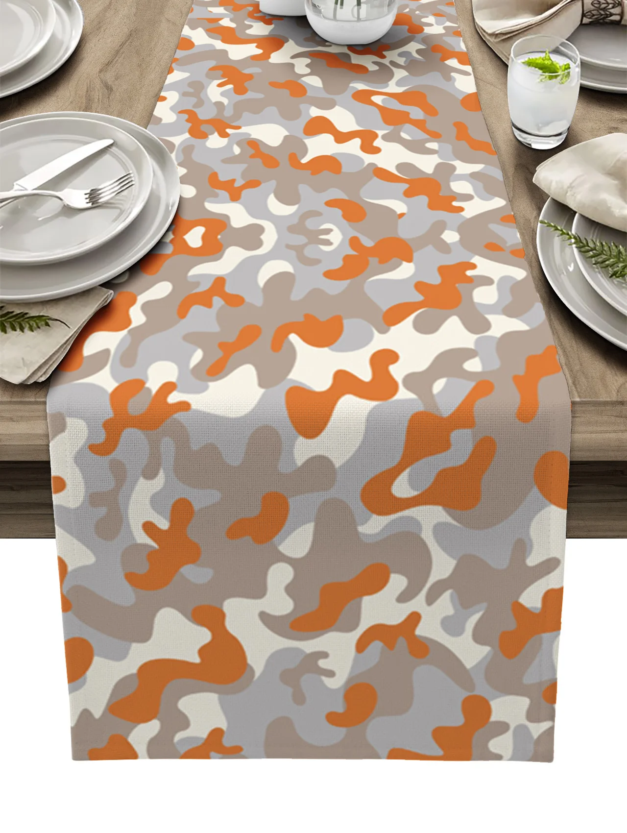 

Camouflage Abstract Fashion Wedding Decor Table Runners Coffee Table Kitchen Dining Table Cloths Home Party Decor