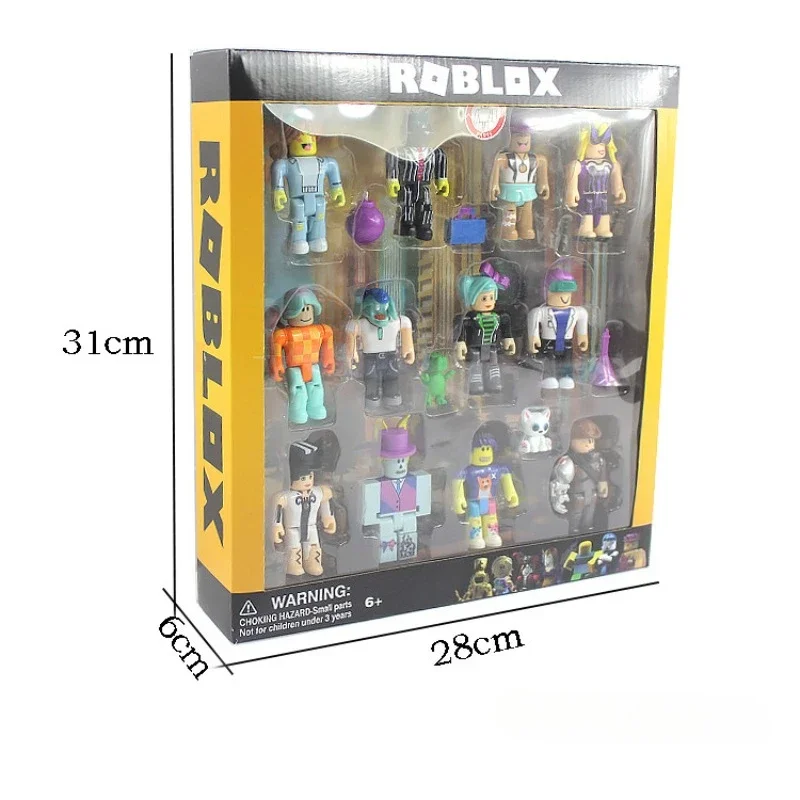 Фото 12 шт. коллекционных фигурок по игре Roblox с аксессуарами, модели кукол, игрушки для подарков на день рождения №5