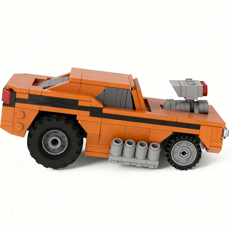 Набор для сборки модели суперкара MOC City Champions Snot Rod, 311 деталей, технологичный конструктор DIY, креативный набор для сборки, подарок на день рождения (art.: 3920dada9362c) - 3920dada9362c