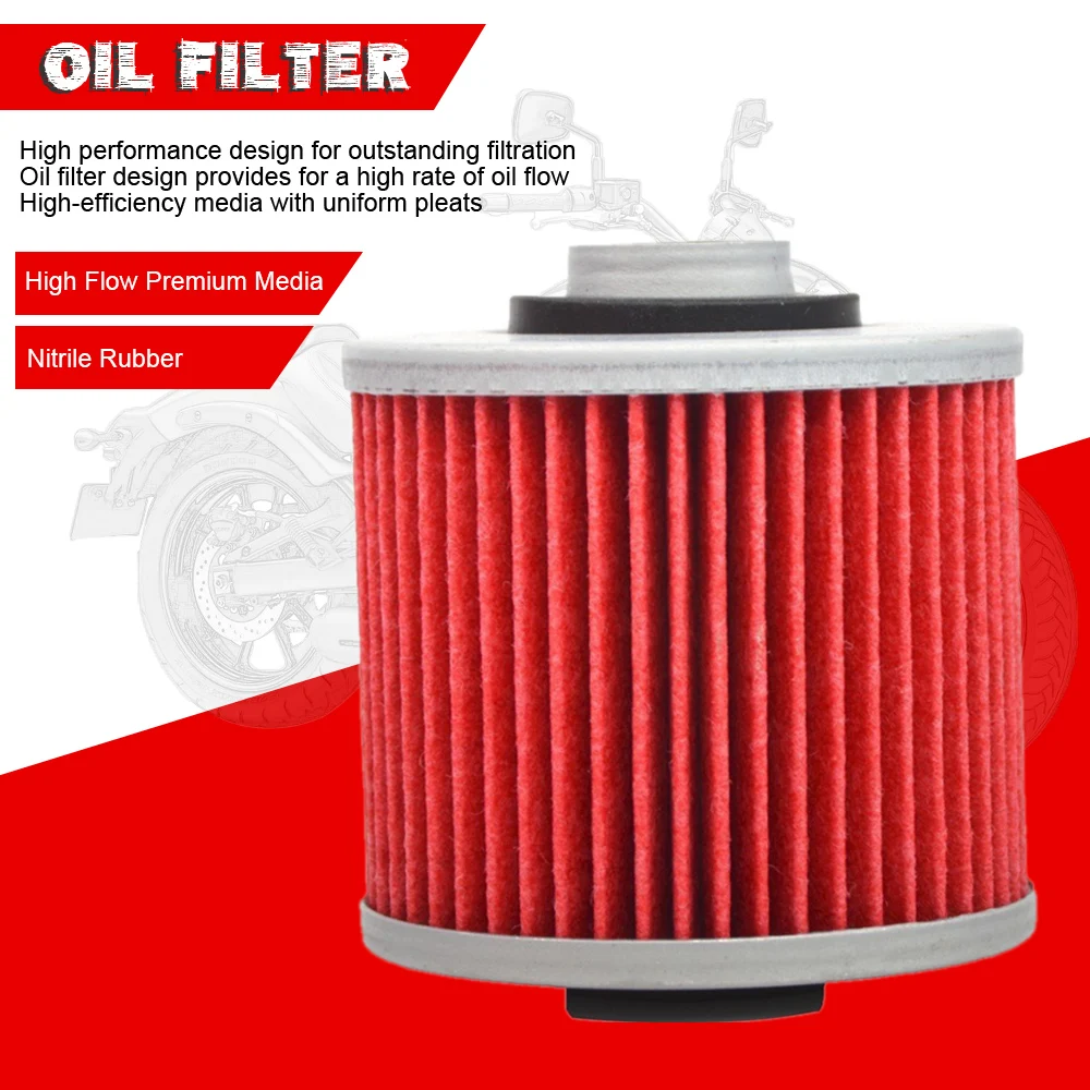 Масляный фильтр для мотоцикла Yamaha ATV YFM700 RSS-K Raptor 700R SE 2019 YFM 700 YFM700RCC 2020 YFM700RSB 17-19 2 шт./5