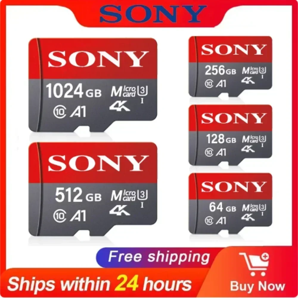SONY 1TB Ultra Micro TF micro sd card 4K 512GB 256GB 128GB Mini Flash Sd
