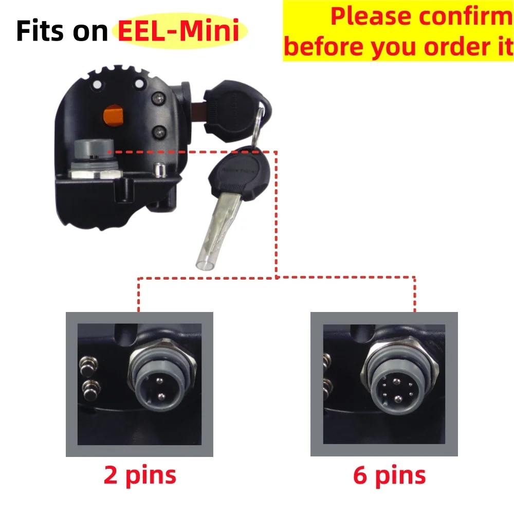 Фото Базовый держатель серии EEL для Reention EEL Pro, EEL Mini: крепление для аккумулятора, 2-контактное, 6-контактное, с фиксатором, с разъемом Bullet, с XT60 №5