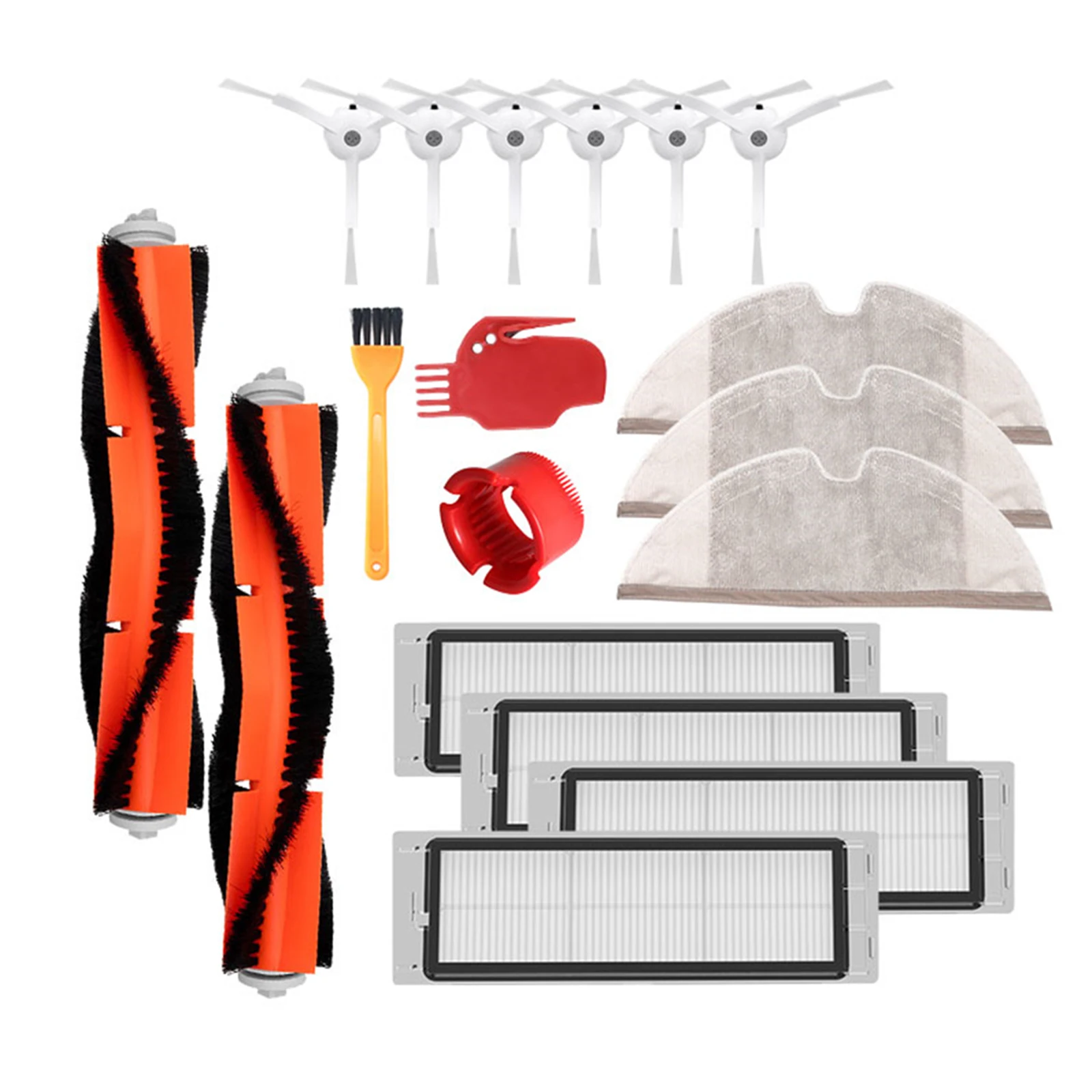 

Compatible with Vacuum Cleaners: for Xiaomi Stone Robot Replacement Accessory Kit S5/S51/s55/T6/T4/ Compatible
