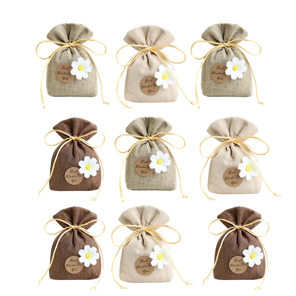 

9Pcs Bags Drawstring Sachet Bags Fragrance Bag Empty Sachet Bags Hanging Sachets for Office Wardrobe Car